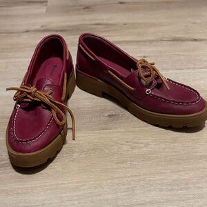 Sperry’s Women's Burgundy Boat Shoes